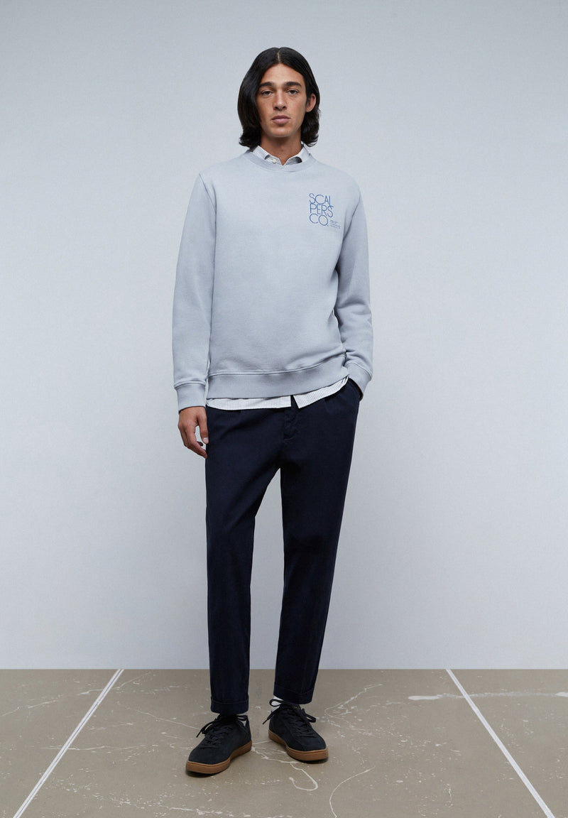 SWEATSHIRT WITH BACK PATCH