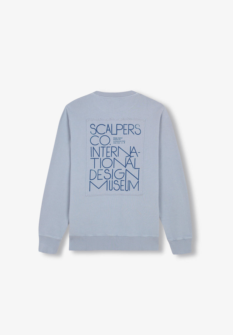 SWEATSHIRT WITH BACK PATCH