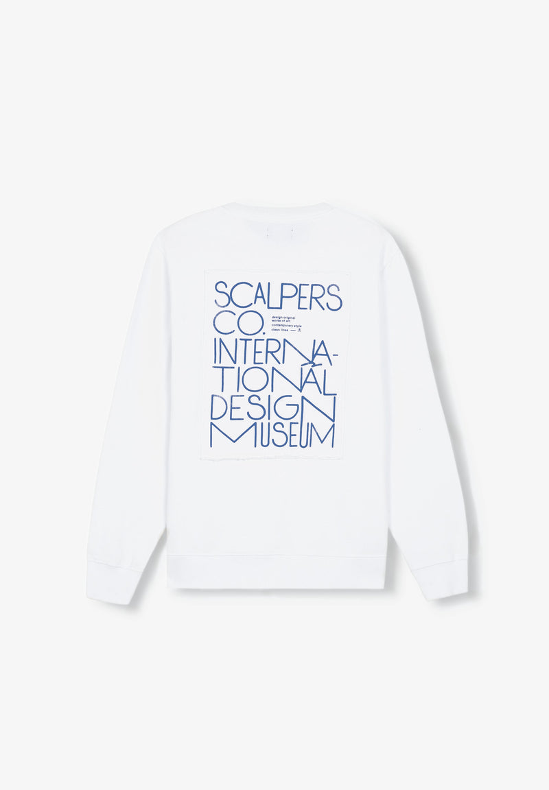 SWEATSHIRT WITH BACK PATCH