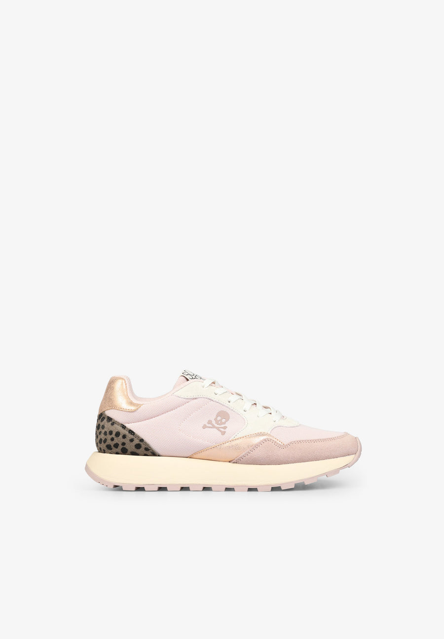 METALLIC DETAIL SNEAKERS