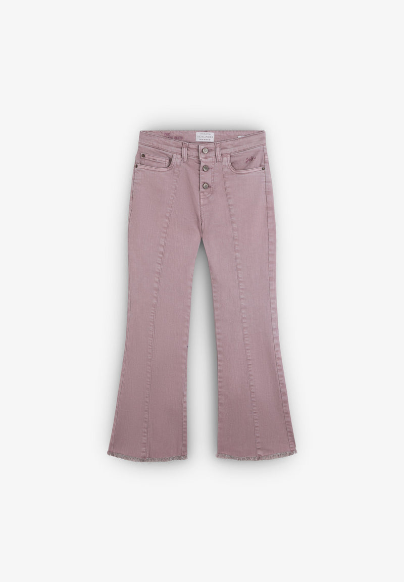 FLARED TROUSERS WITH BUTTONS