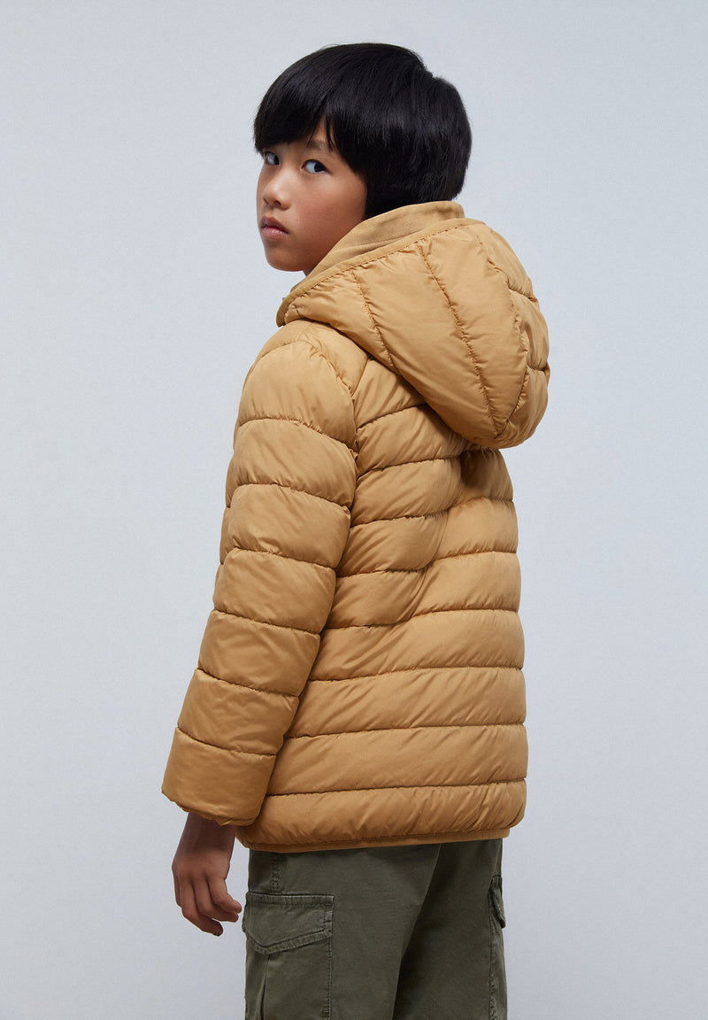 QUILTED JACKET WITH SKULL DETAIL