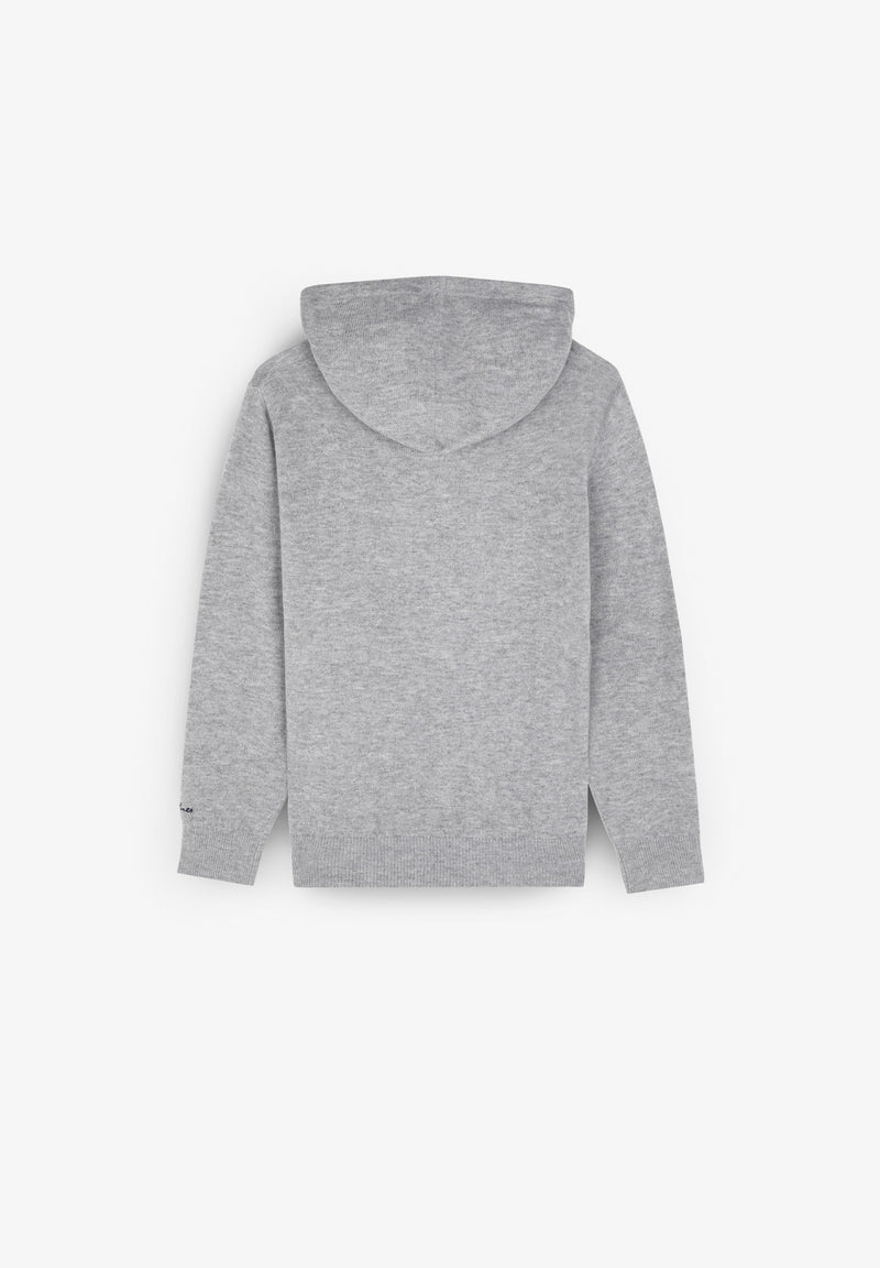 SWEATSHIRT WITH JERSEY BACK PATCH