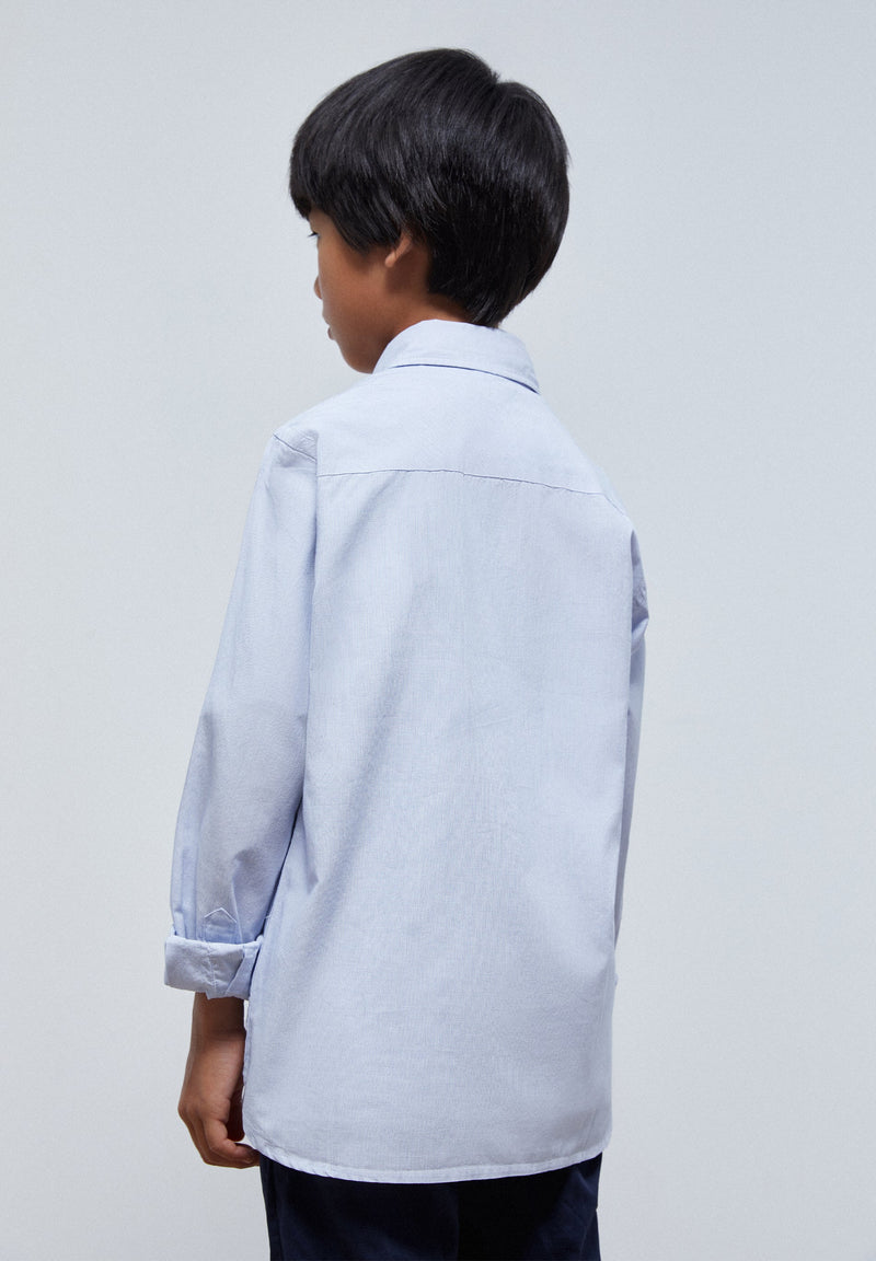 CONTRAST SKULL SHIRT