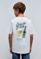T-SHIRT WITH PRINT ON THE BACK