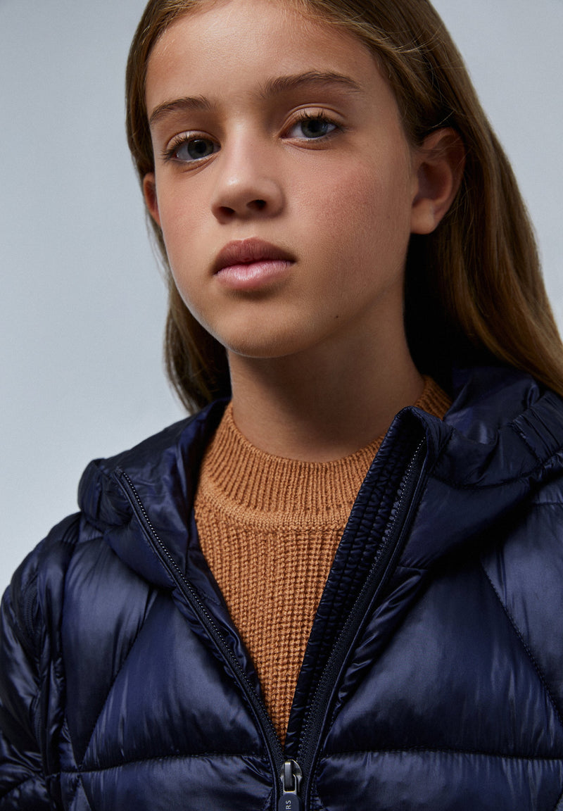 QUILTED METALLIC COAT