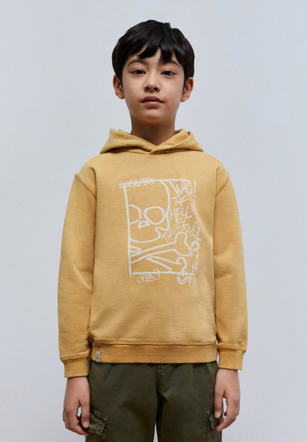 HOODIE WITH FRONT PRINT