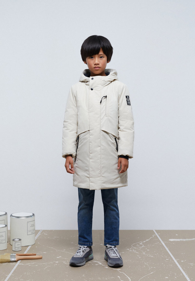 QUILTED PARKA WITH POCKETS