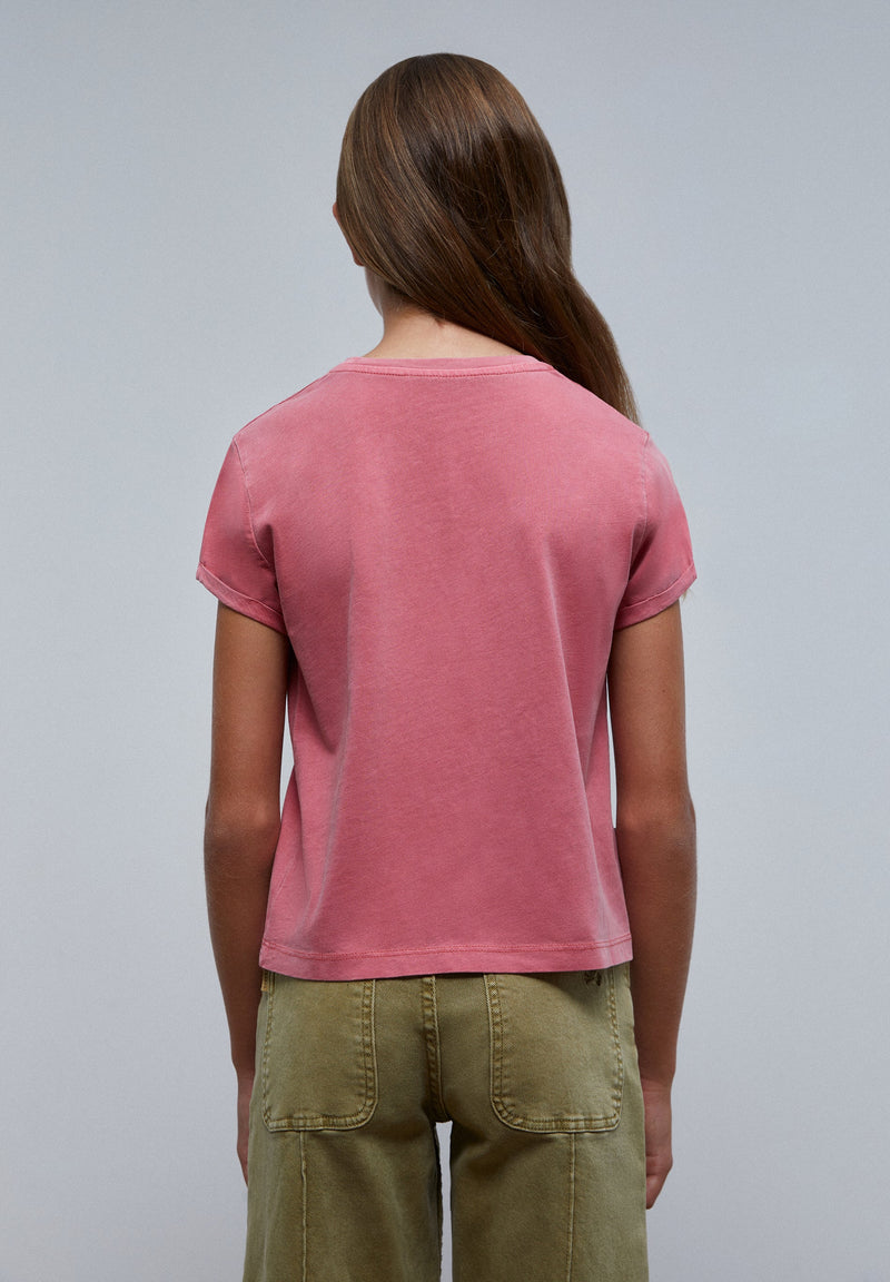EMBROIDERED PICTURE T-SHIRT