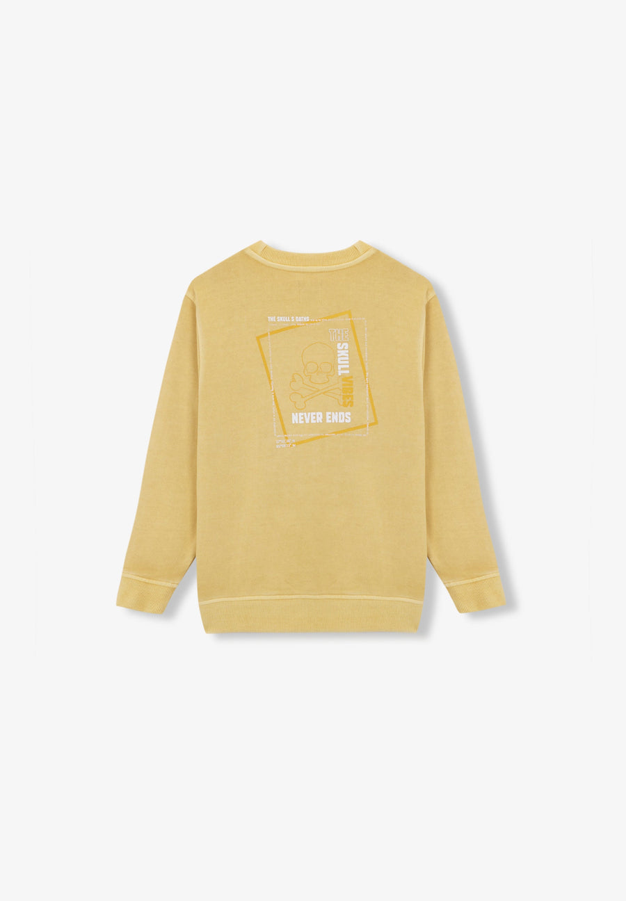 HIGH DENSITY SWEATSHIRT WITH FRONT LOGO