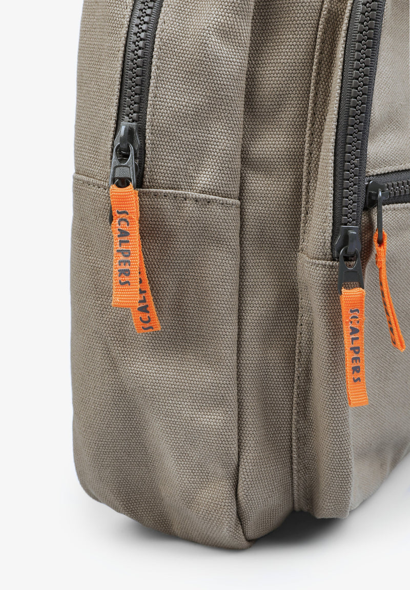 CANVAS BACKPACK WITH POCKETS