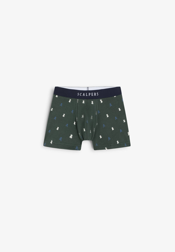 COTTON BOXERS WITH MOTIFS