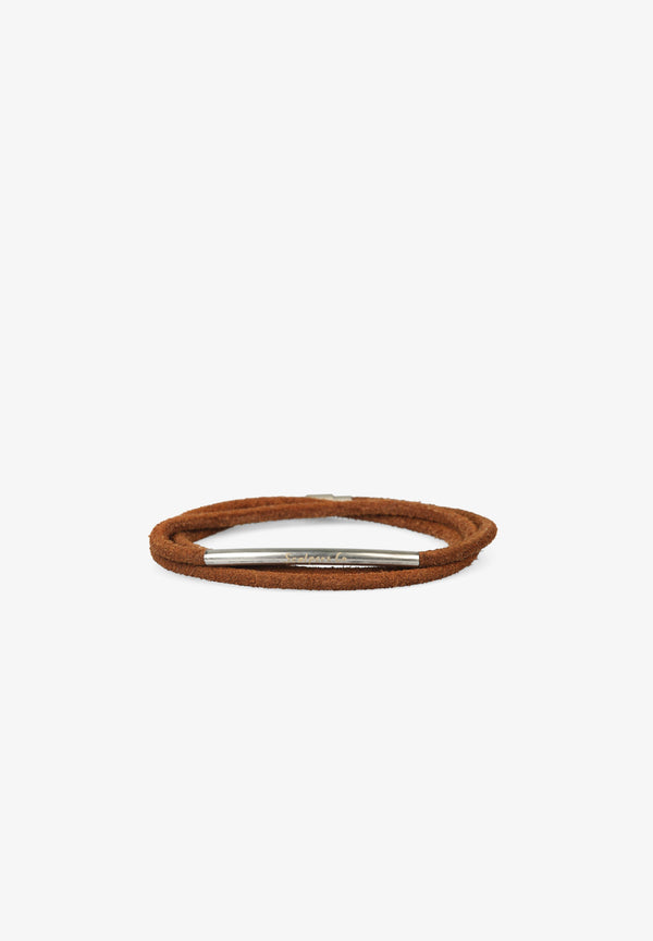 DRAWSTRING BRACELET WITH METAL DETAIL