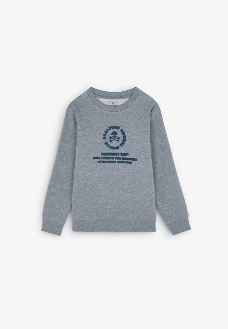 PUFF SWEATSHIRT WITH FRONT PRINT