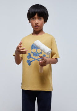 PRINTED SKULL T-SHIRT