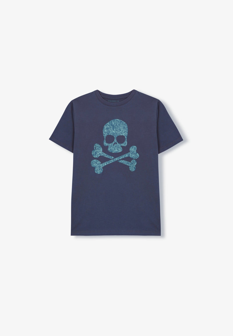 PRINTED SKULL T-SHIRT