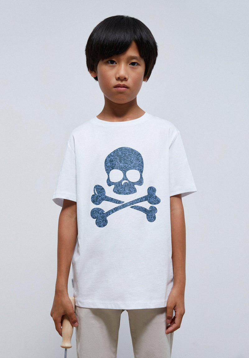PRINTED SKULL T-SHIRT