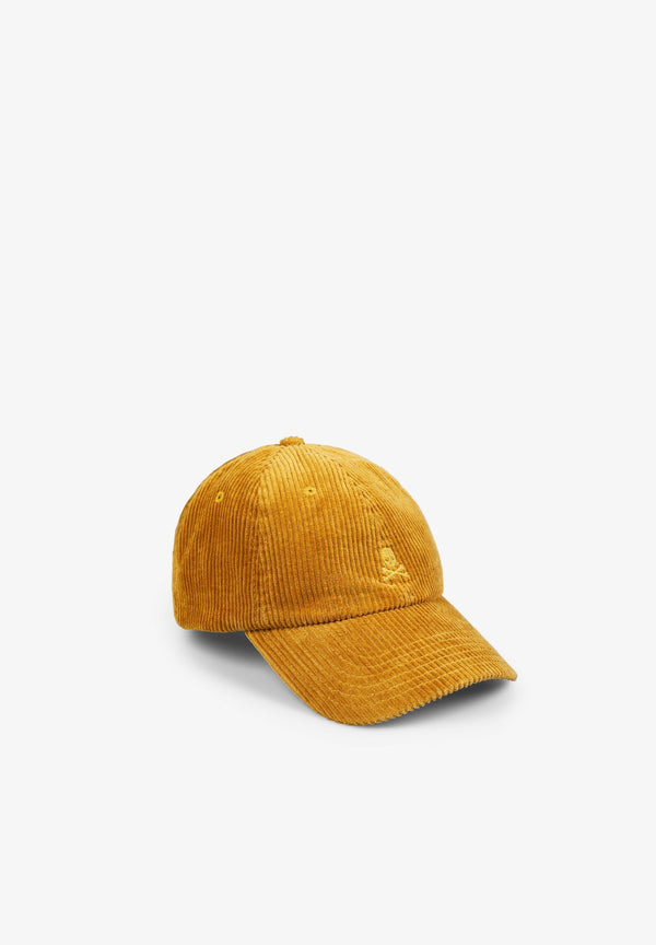 CORDUROY CAP WITH SKULL