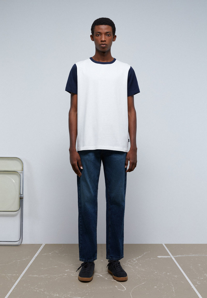 CONTRAST SLEEVE T-SHIRT