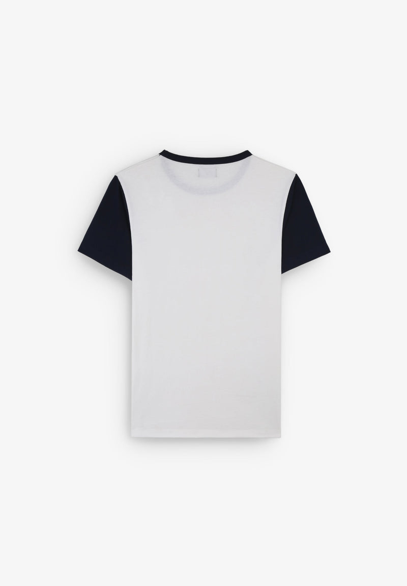 CONTRAST SLEEVE T-SHIRT