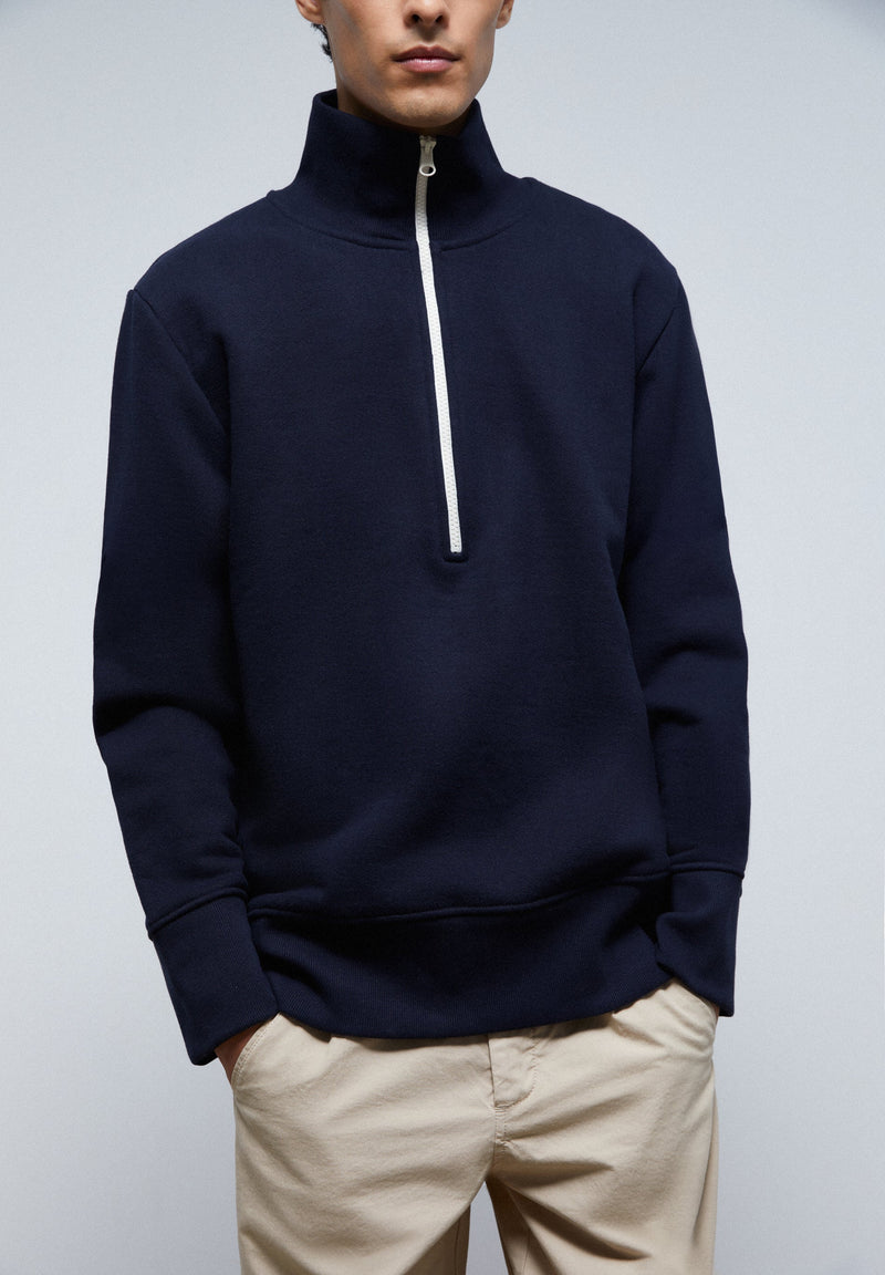 PREMIUM CONTRAST ZIP HOODIE