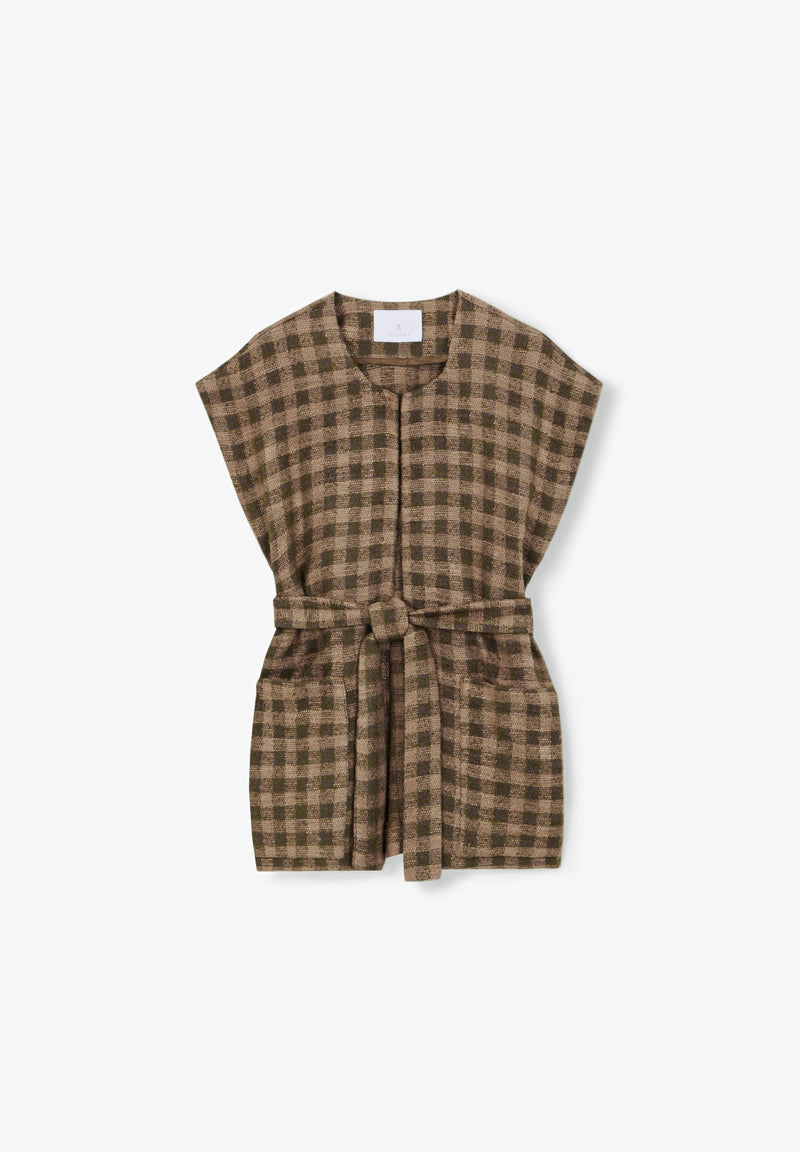 AVA CHECK VEST
