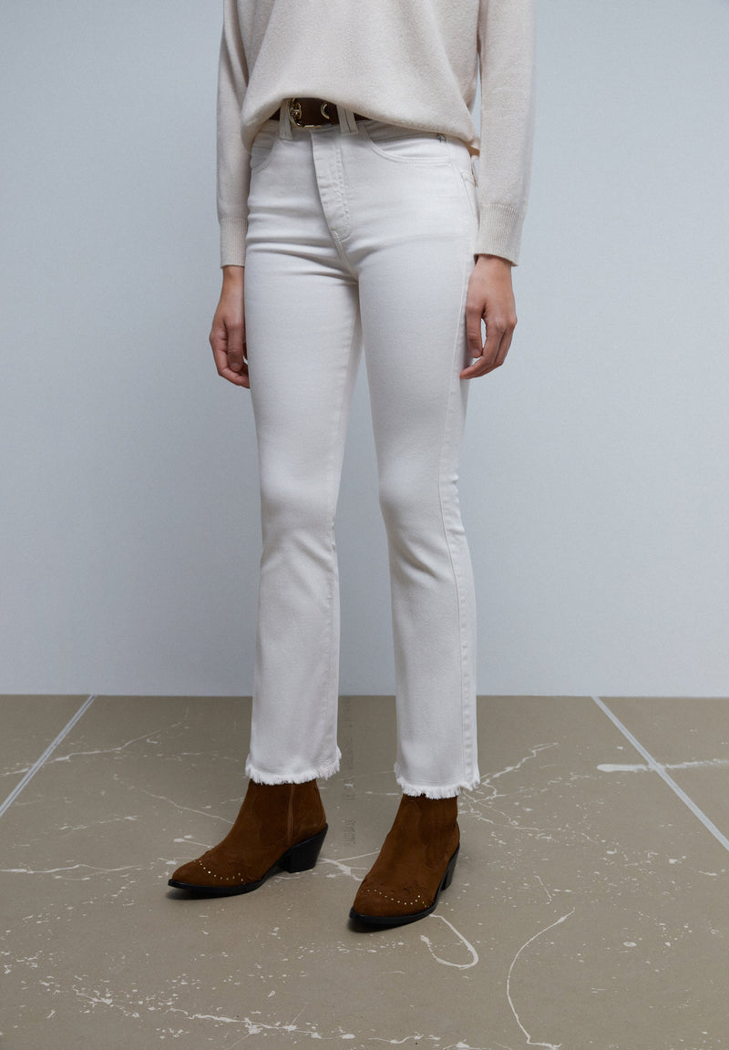 ANKLE FLARE JEANS