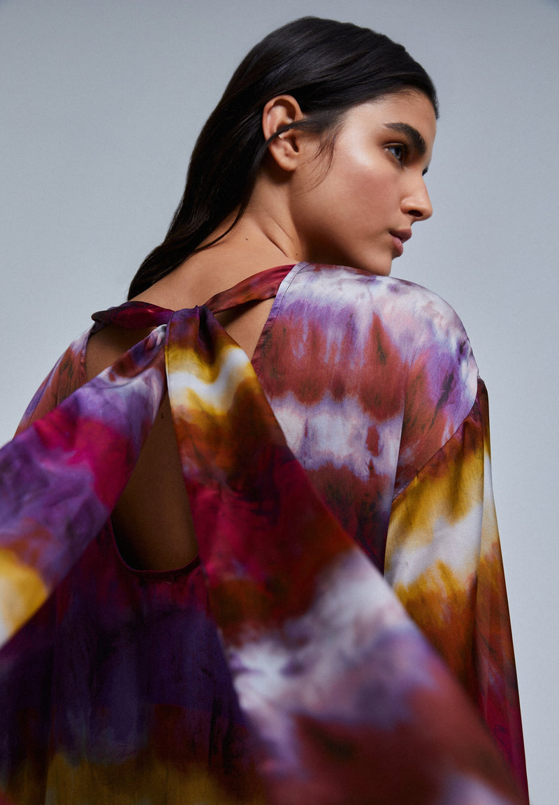 TIE-DYE TUNIC DRESS