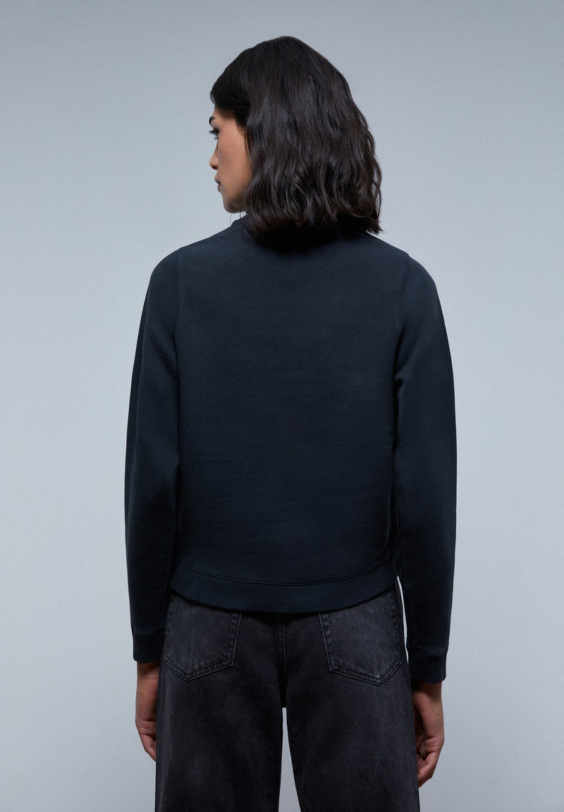 SWEATSHIRT WITH RELIEF SKULL