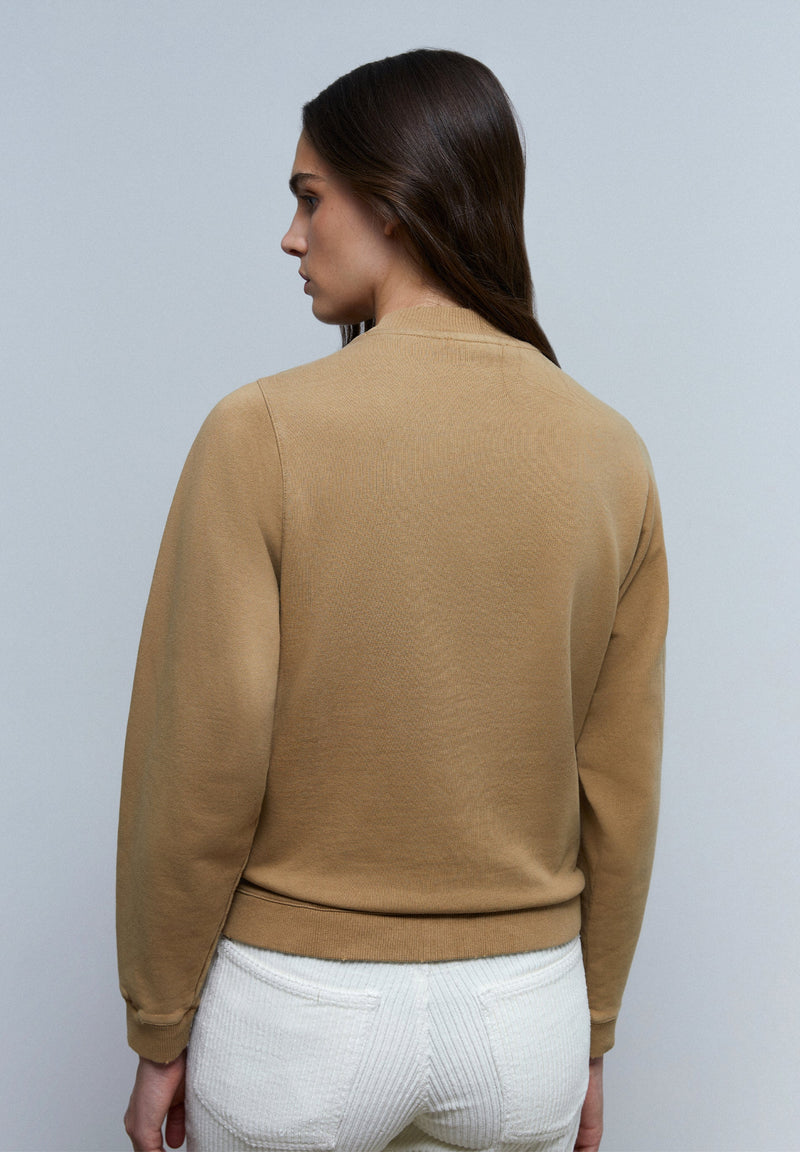 SWEATSHIRT WITH RELIEF SKULL