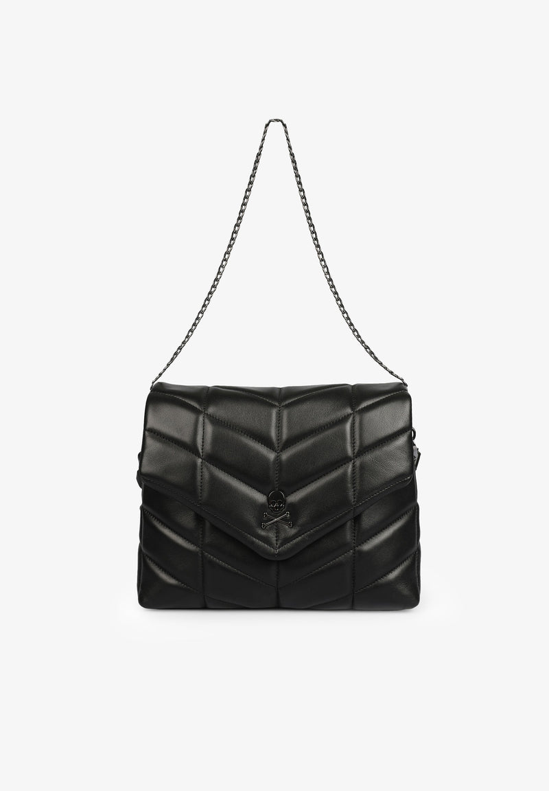 QUILTED LEATHER CROSSBODY BAG