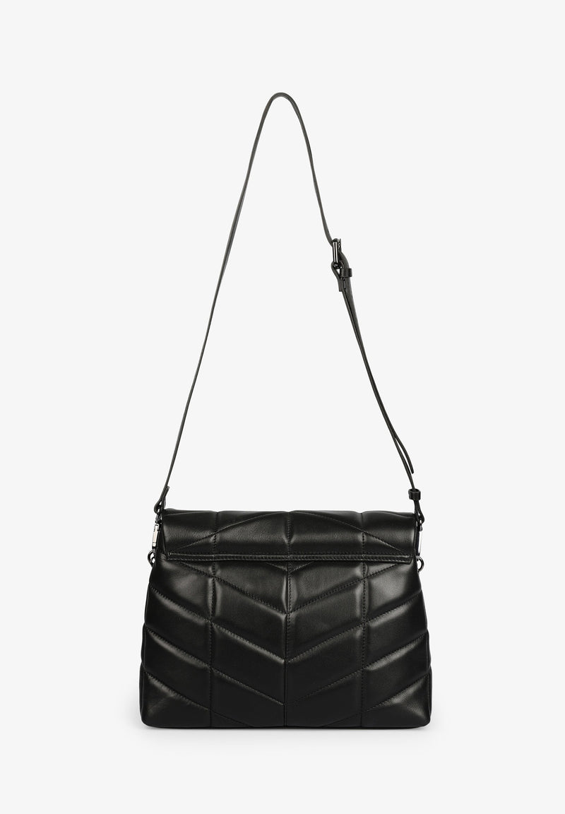 QUILTED LEATHER CROSSBODY BAG