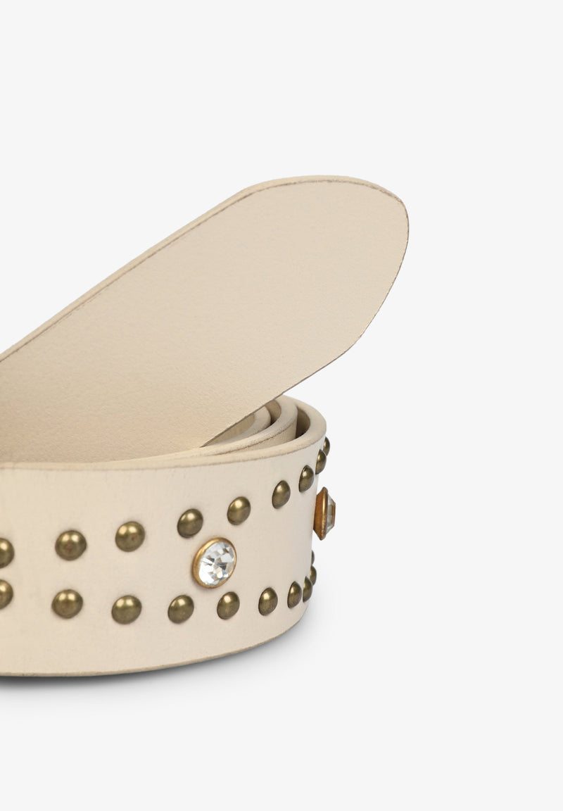 BELT WITH GLASS STUDS