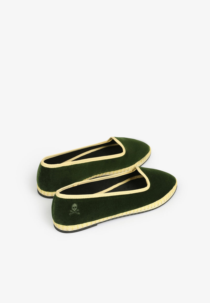 VELVET SLIPPERS
