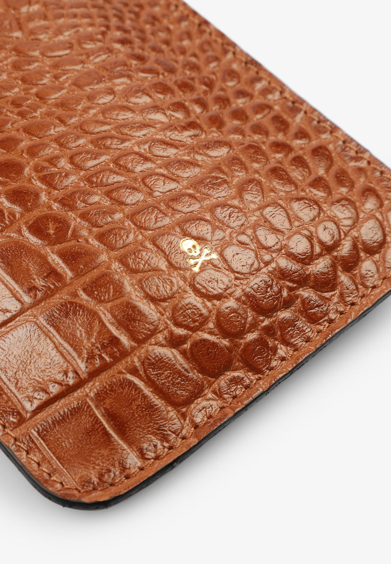 MOBILE PHONE CASE WITH LEATHER DRAWSTRING