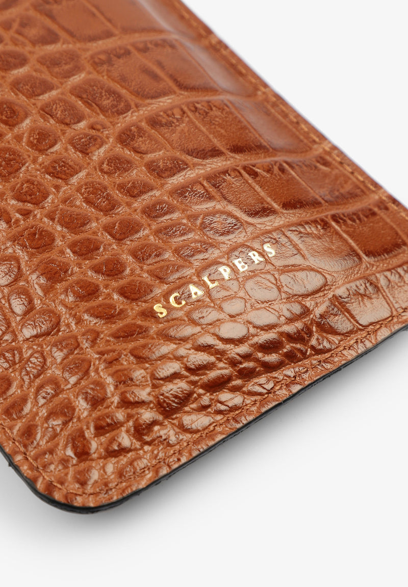 MOBILE PHONE CASE WITH LEATHER DRAWSTRING