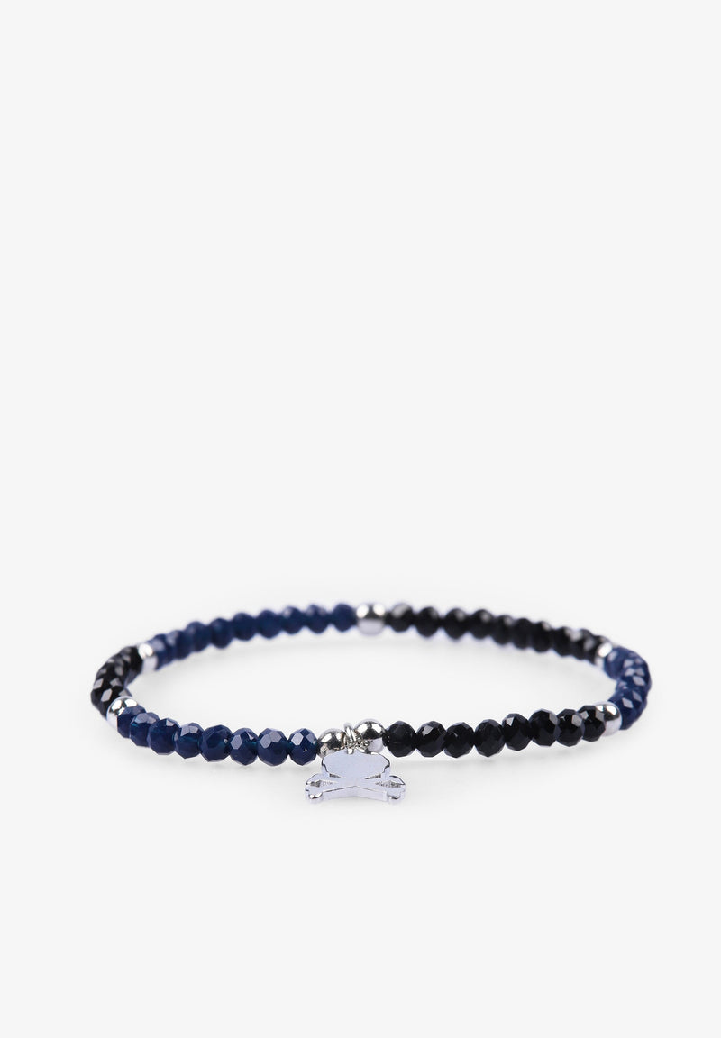 BEAD AND SKULL BRACELET