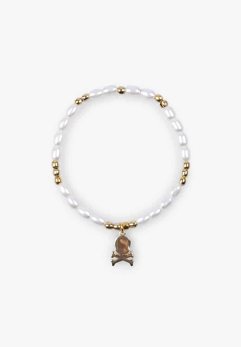 BEAD AND SKULL BRACELET