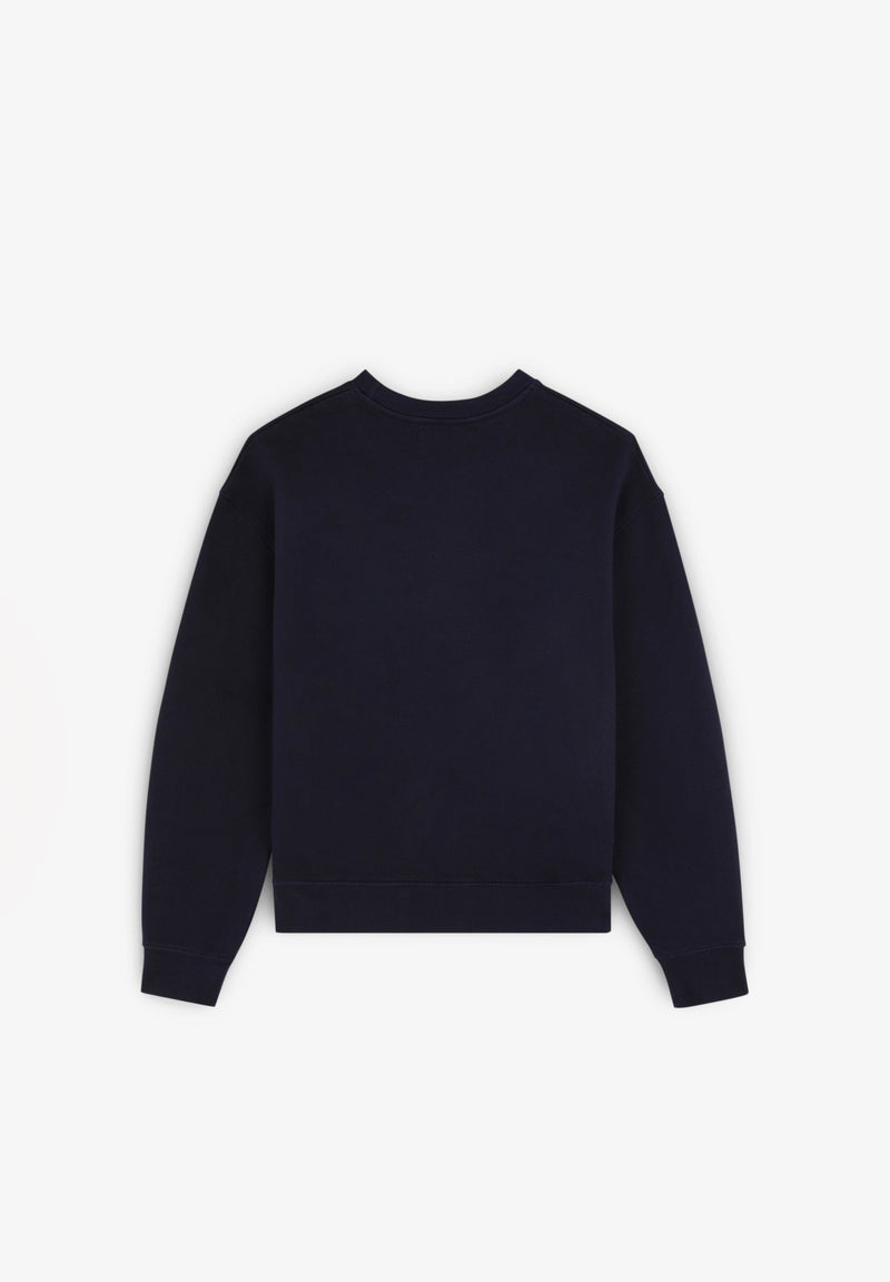 SCALLOPED LOGO SWEATSHIRT