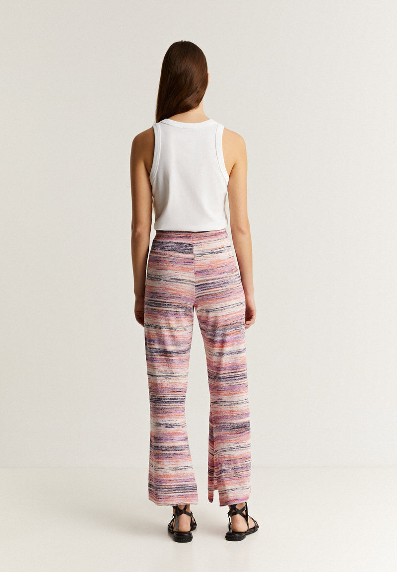 STRAIGHT KNIT TROUSERS