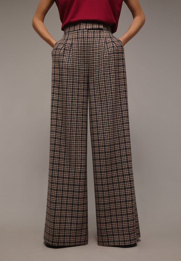 DART CHECK TROUSERS