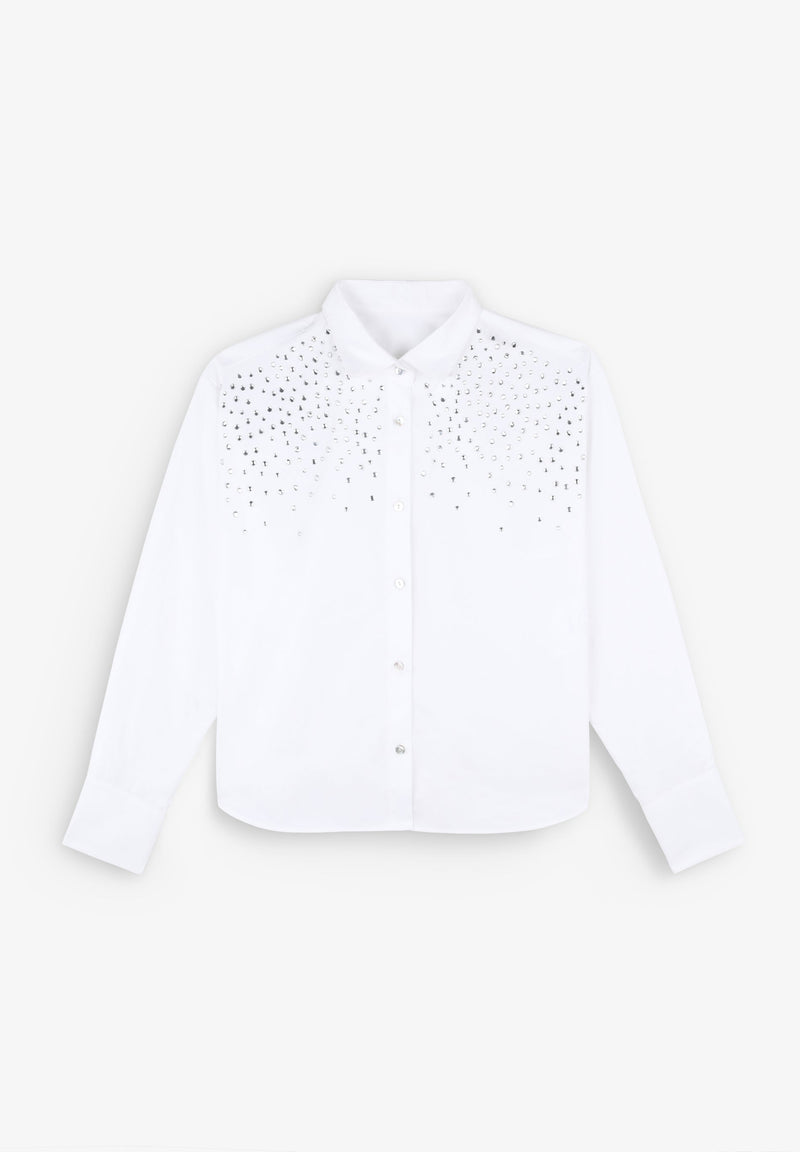 SHIRT WITH BEAD DETAIL