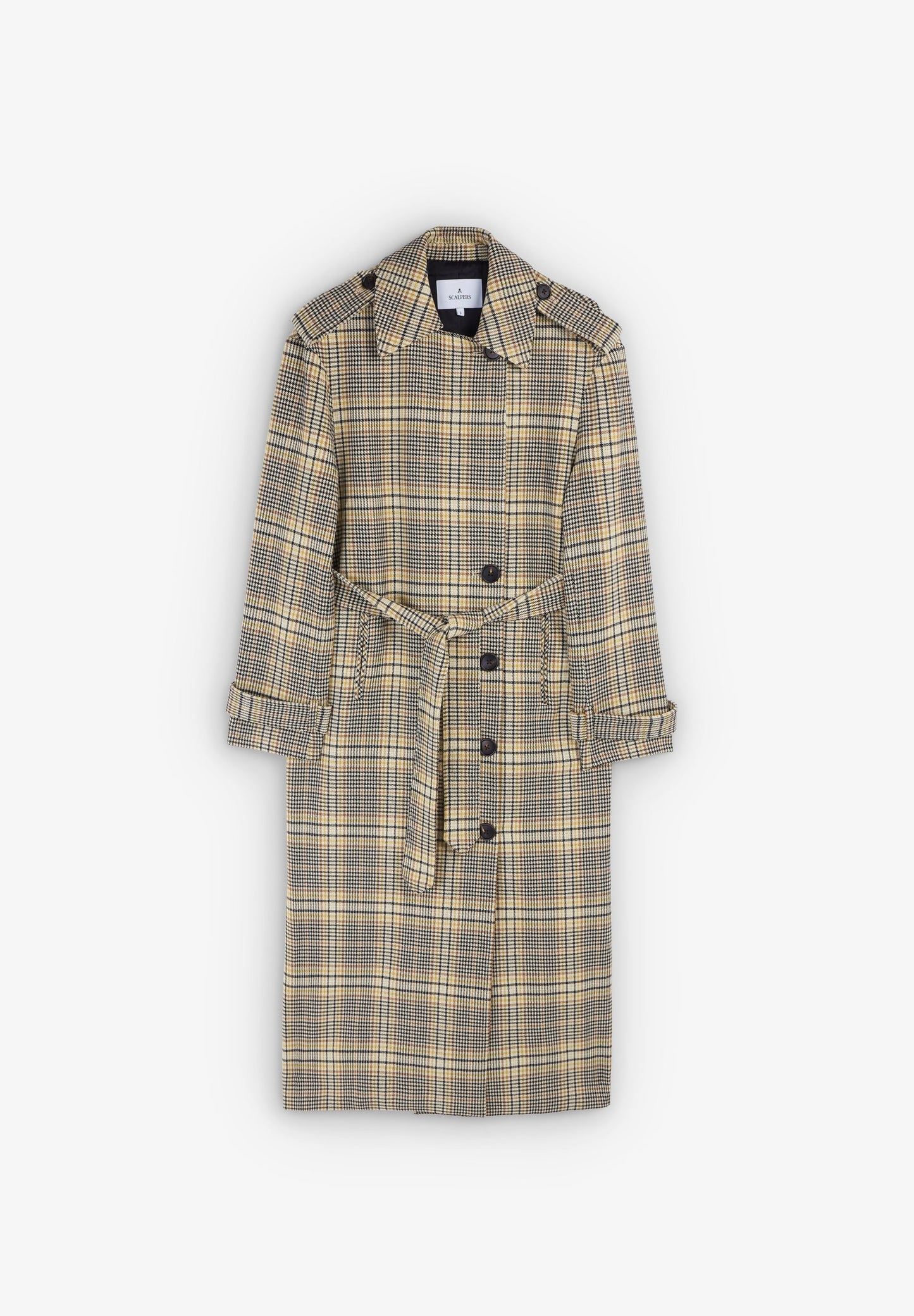 LIME CHECK COAT