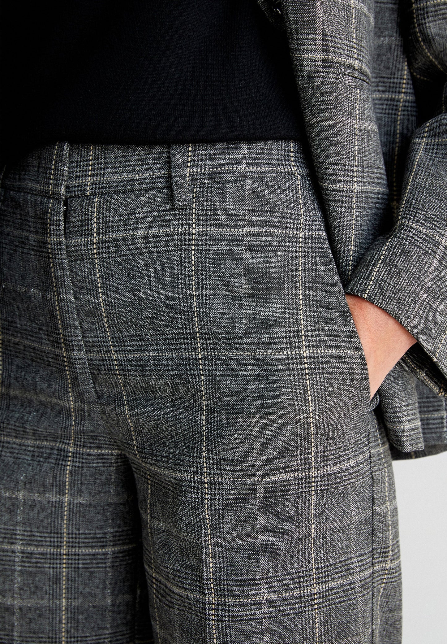 FULL LENGTH CHECK TROUSERS