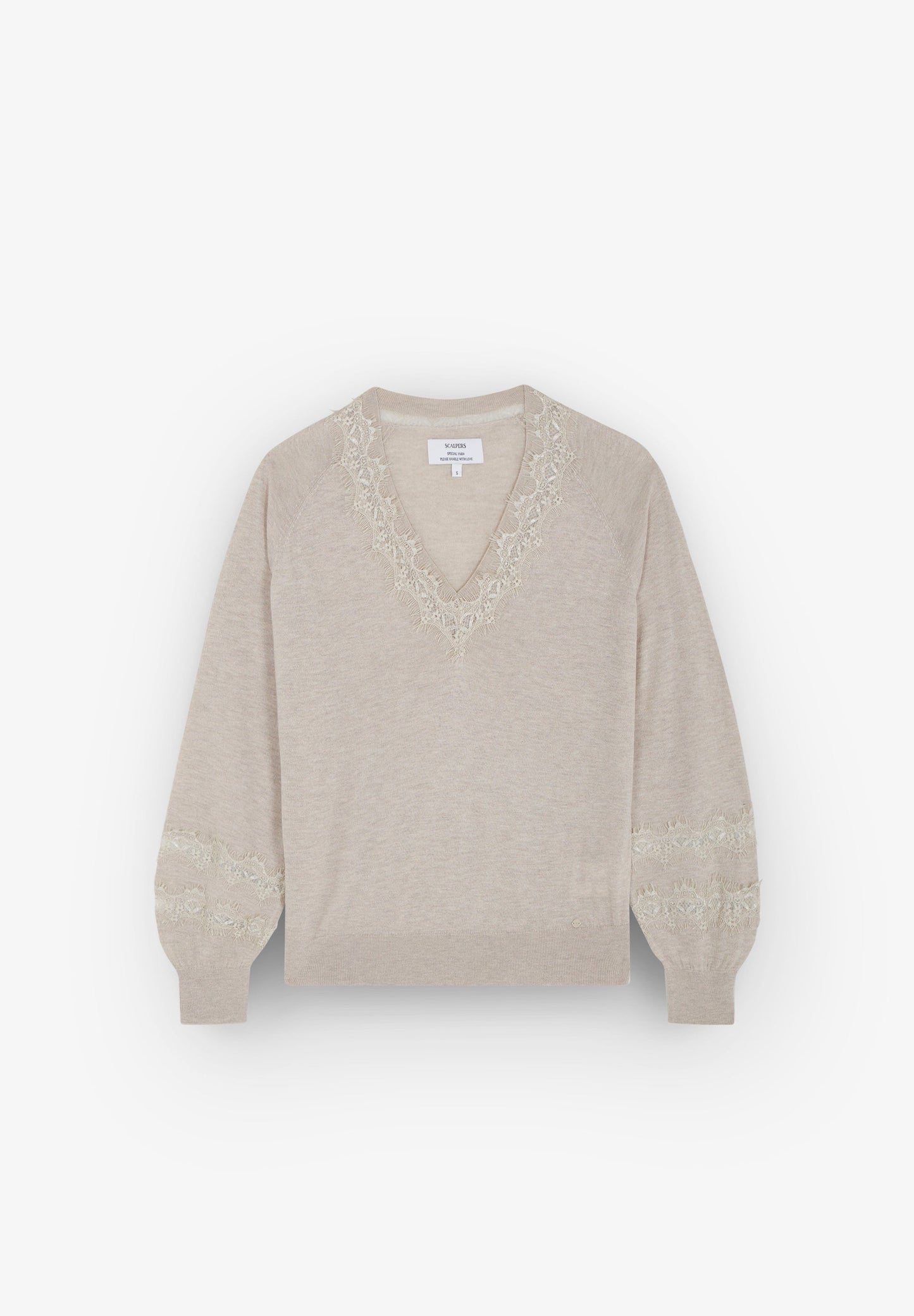 LACE DETAIL SWEATER