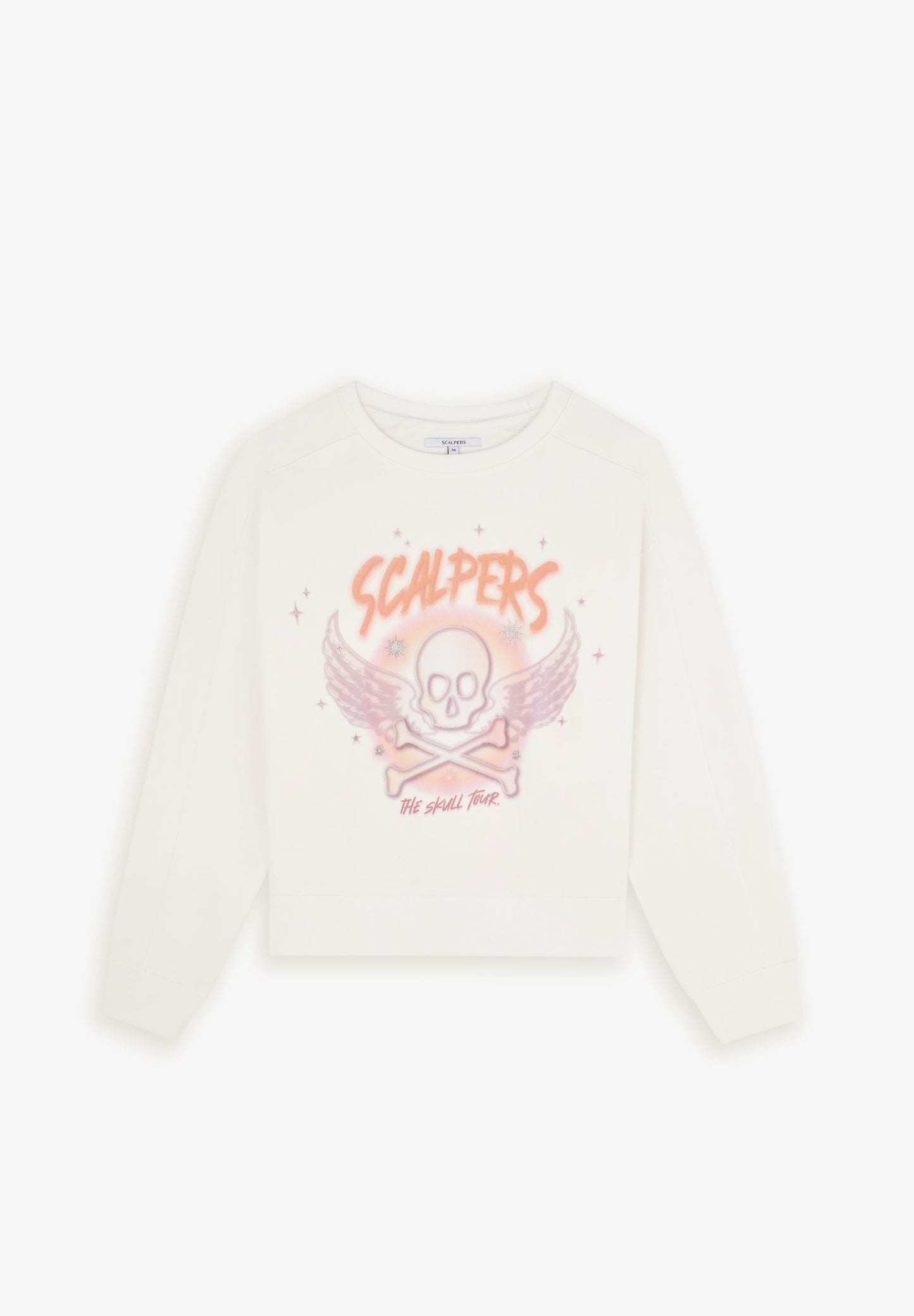 SPRAY SKULL SWEATER