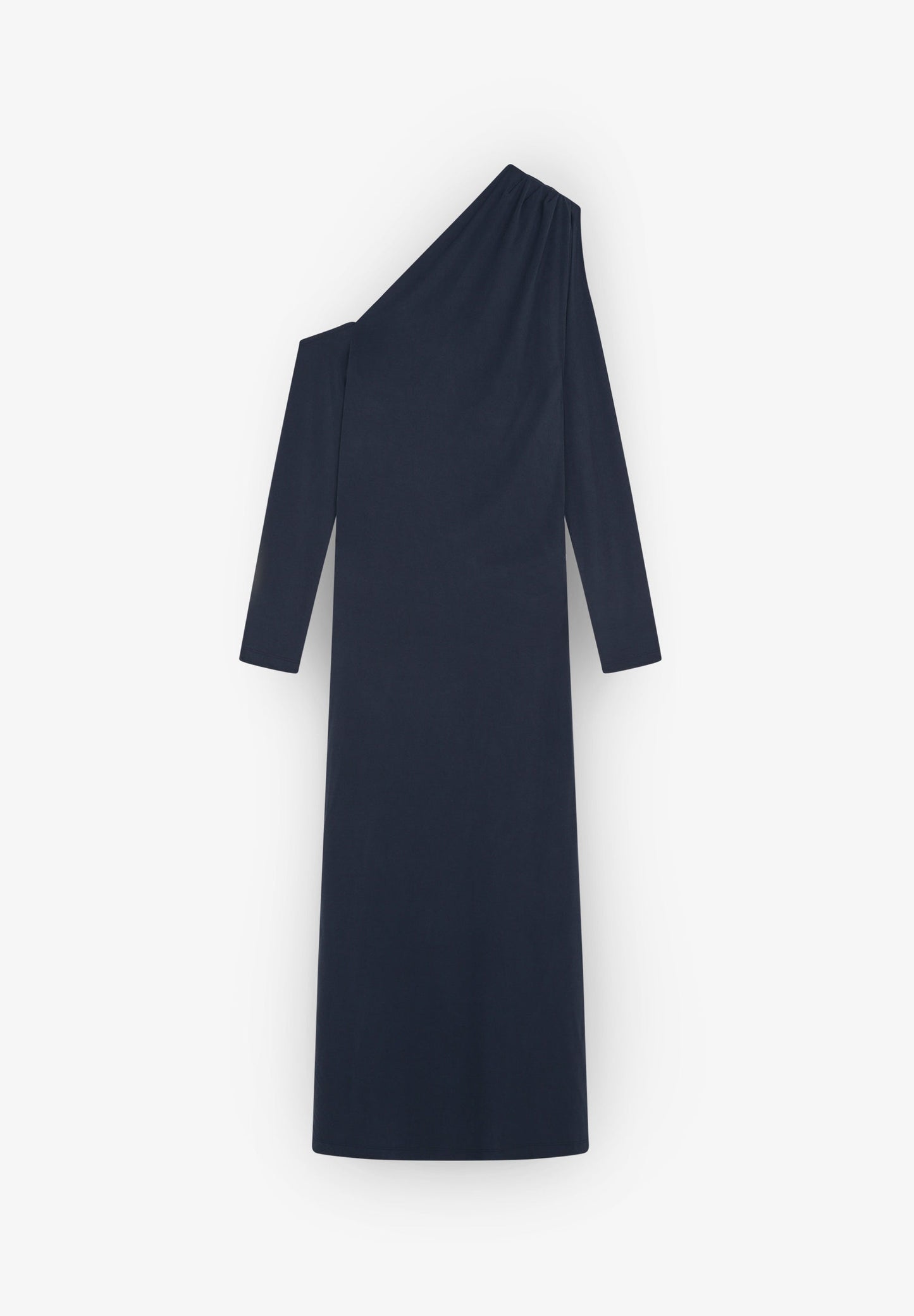 ASYMMETRIC NECKLINE DRESS