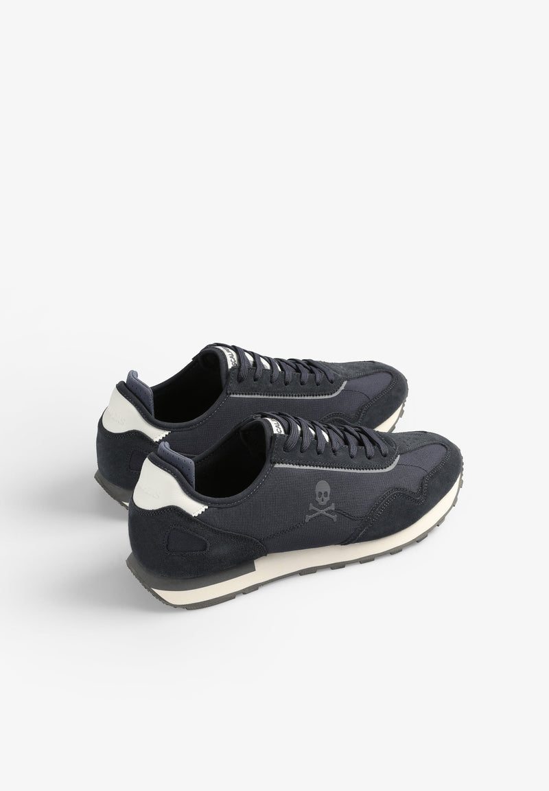 SUEDE SNEAKERS WITH SKULL