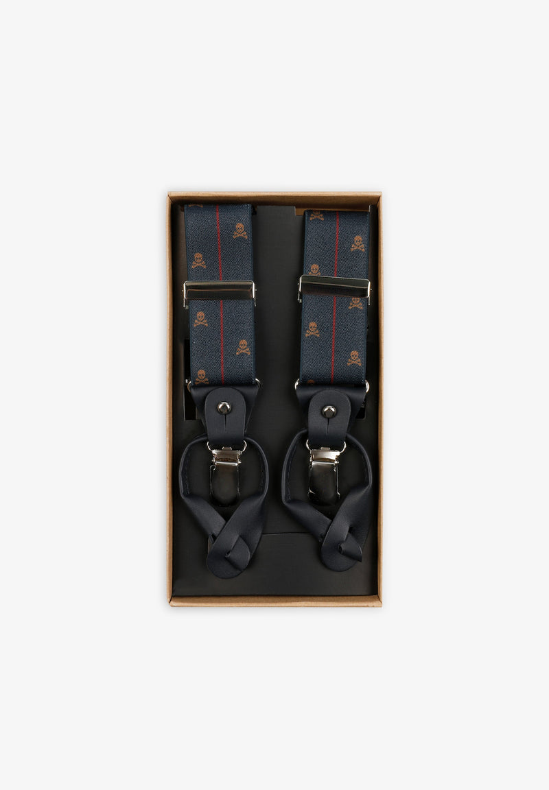 BRACES WITH SKULLS