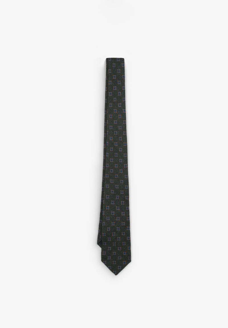 FLORAL MOTIF TIE
